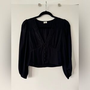 Wilfred Blouse with Lace. Excellent condition XXS